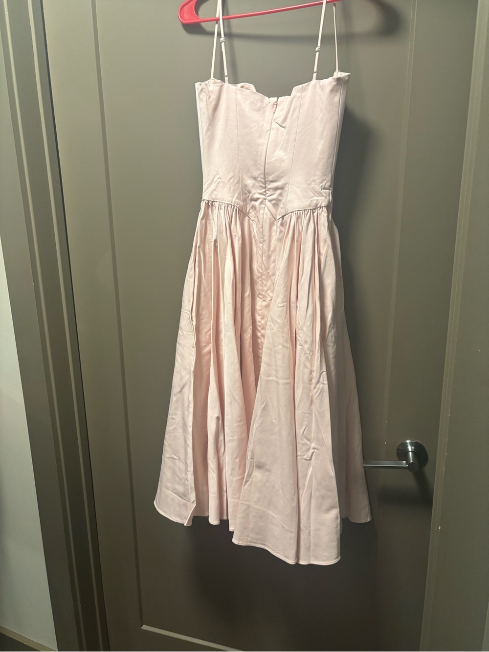 House of CB Samaria Pale Pink Midi Dress - Picture 5 of 5